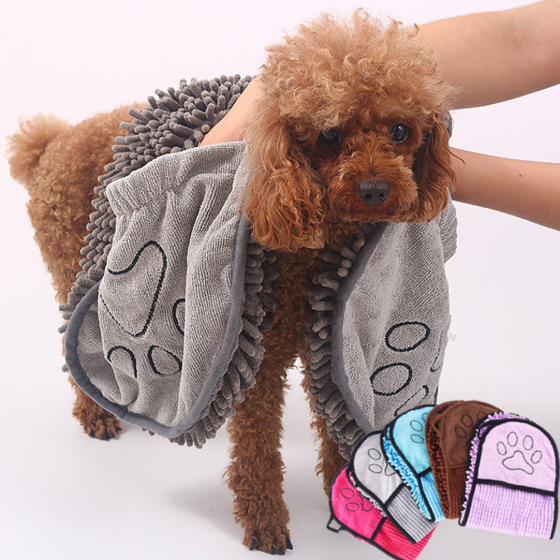 Fast-Drying Dog & Cat Towels for Gentle Grooming